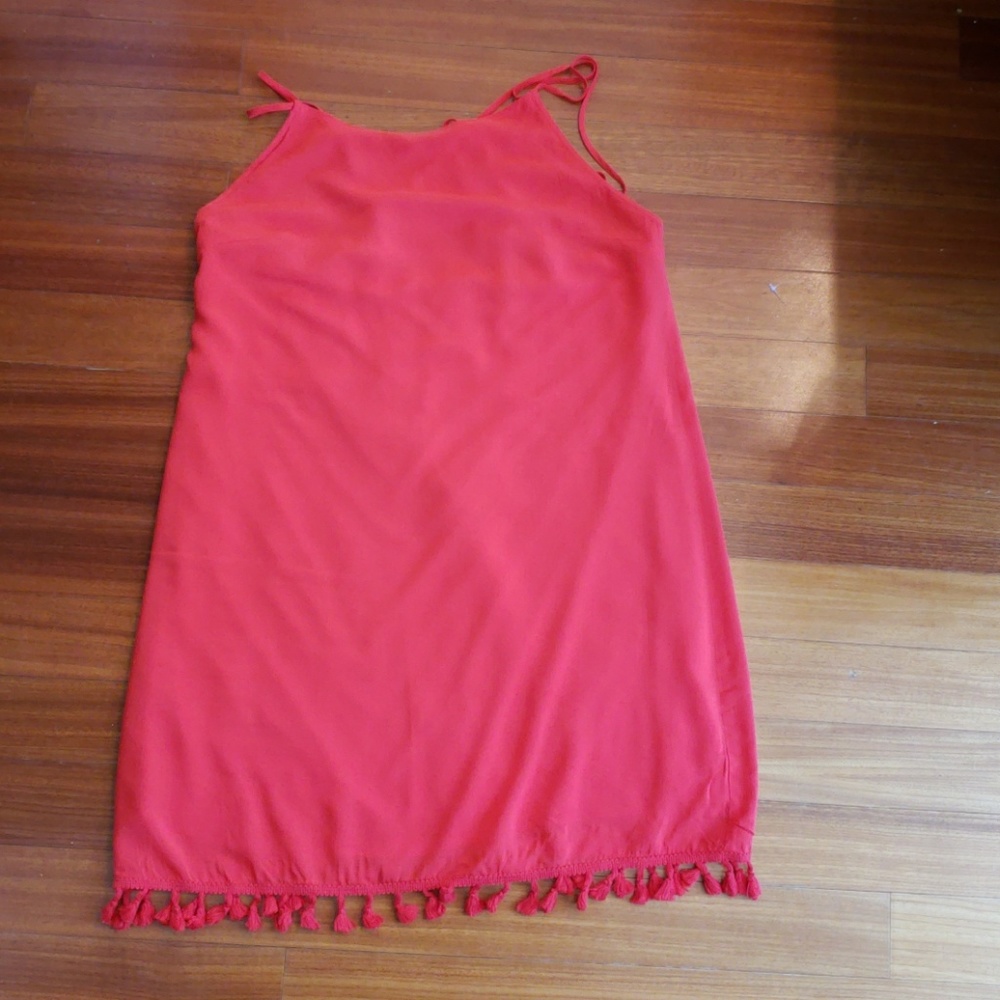 ASOS Glamorous Tall Red summer dress. Size us12.